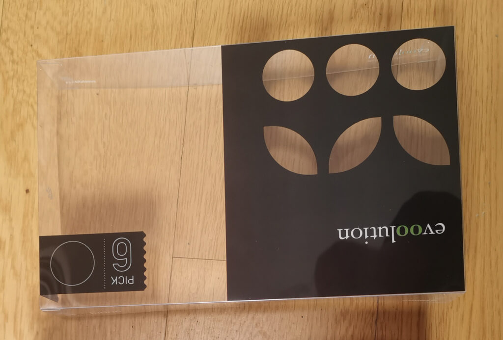 custom paper box with clear lid