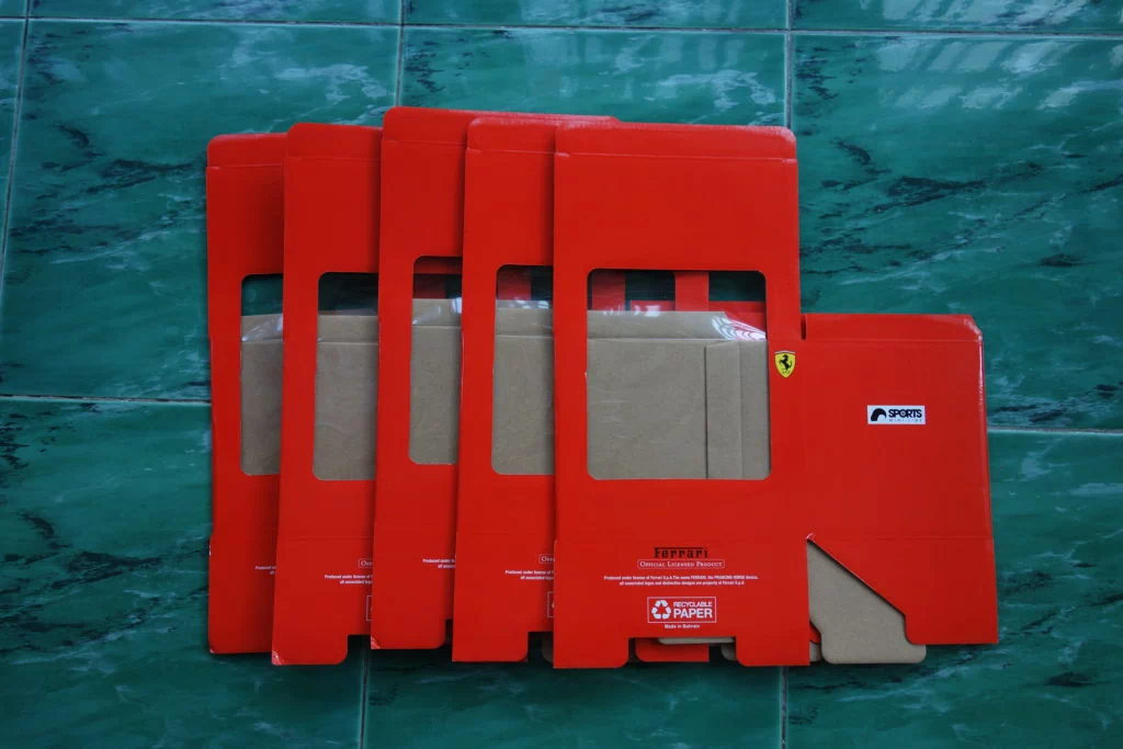 clear window paper box