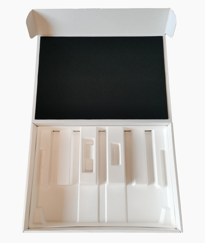 Molded Paper Tray Inside Corrugated Box