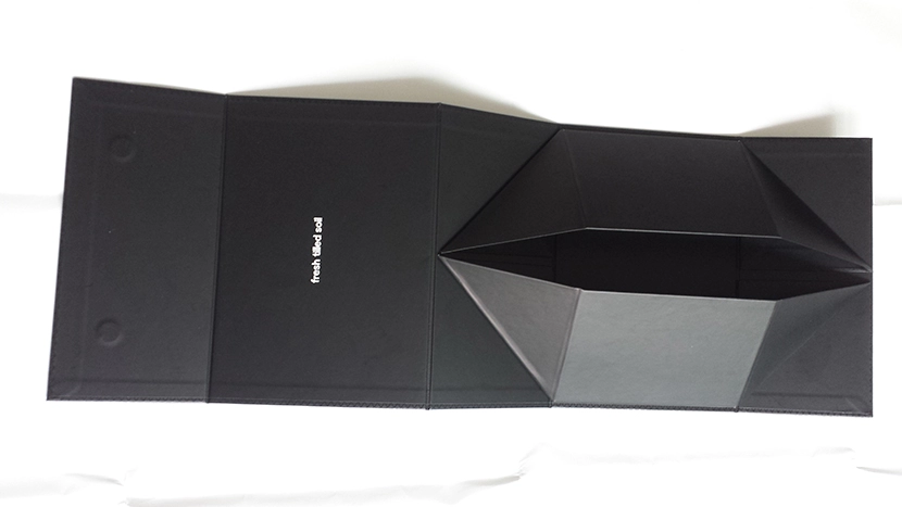  foldable collapsible rigid box with spot uv pattern