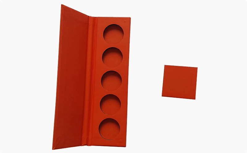 cosmetic paper box, paper palette, cardboard palette magnetic closure, cosmetic folding carton, cosmetic packaging box