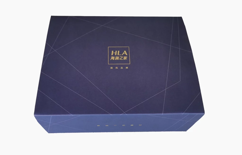 rigid paper box with sleeves