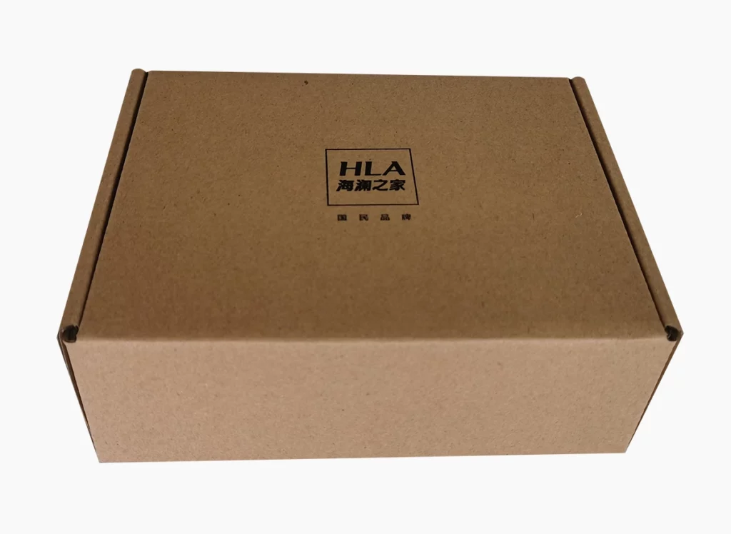 E flute corrugated mailer box